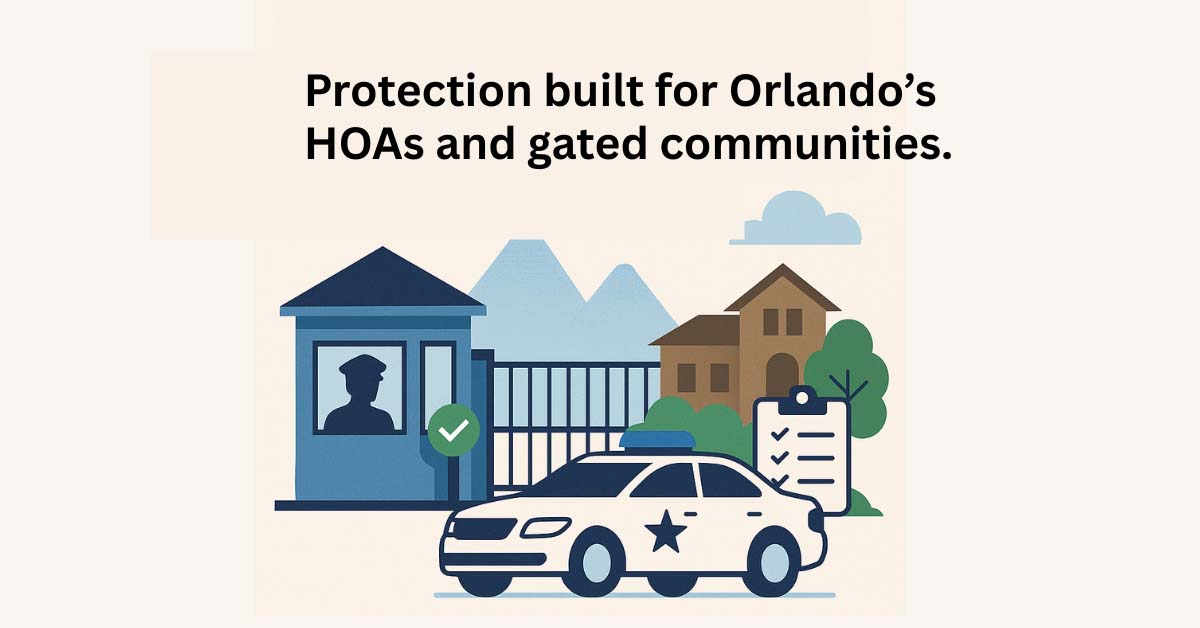 HOA Security Services in Orlando | Two Friends Security LLC